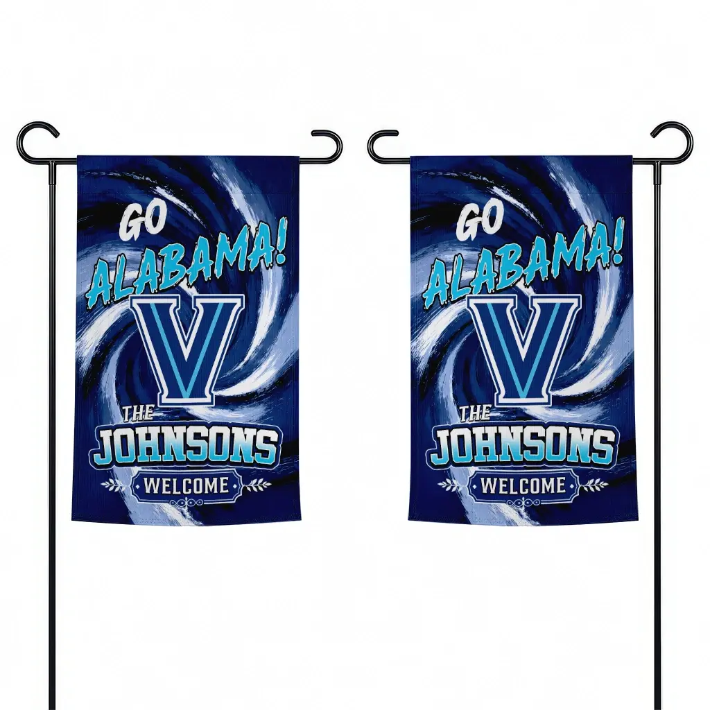Villanova Wildcats Garden Flag Custom Swirl Vortex Navy Fashion Forward Villanova Wildcats Garden Flag Custom Swirl Vortex Navy Fashion Forward
