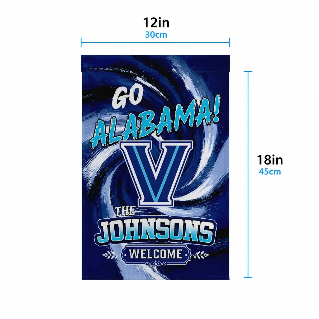 Villanova Wildcats Garden Flag Custom Swirl Vortex Navy High Quality Villanova Wildcats Garden Flag Custom Swirl Vortex Navy High Quality