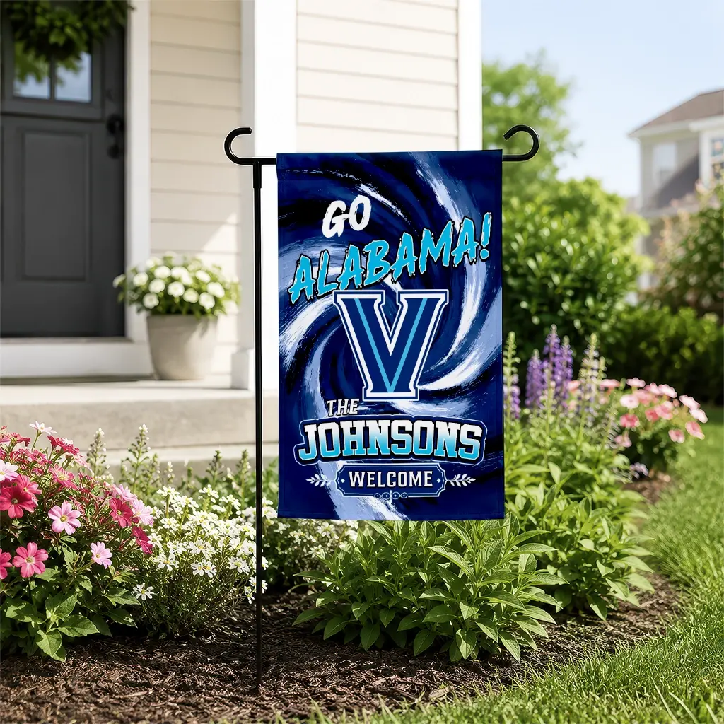 Villanova Wildcats Garden Flag Custom Swirl Vortex Navy New Arrival Villanova Wildcats Garden Flag Custom Swirl Vortex Navy New Arrival