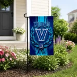 Villanova Wildcats Garden Flag Customized Laurel Wreath Navy Best Selling