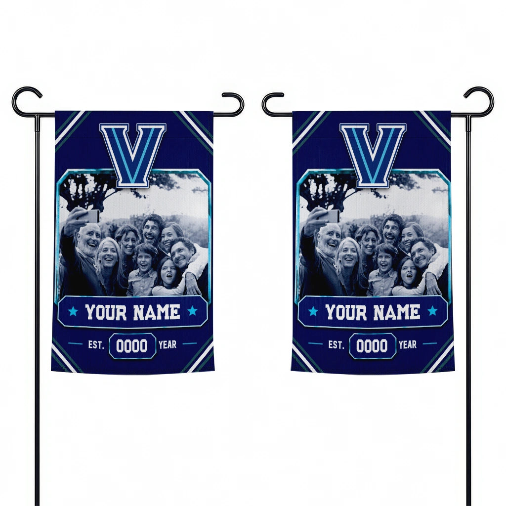 villanova-wildcats-garden-flag-customized-photo-frame-navy-fashion-forward.webp