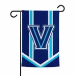 Villanova Wildcats Garden Flag Personalized Chevron Stripes Navy Best Selling