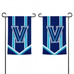 Villanova Wildcats Garden Flag Personalized Chevron Stripes Navy Best Selling