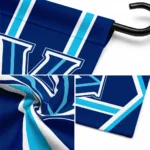 Villanova Wildcats Garden Flag Personalized Chevron Stripes Navy Best Selling