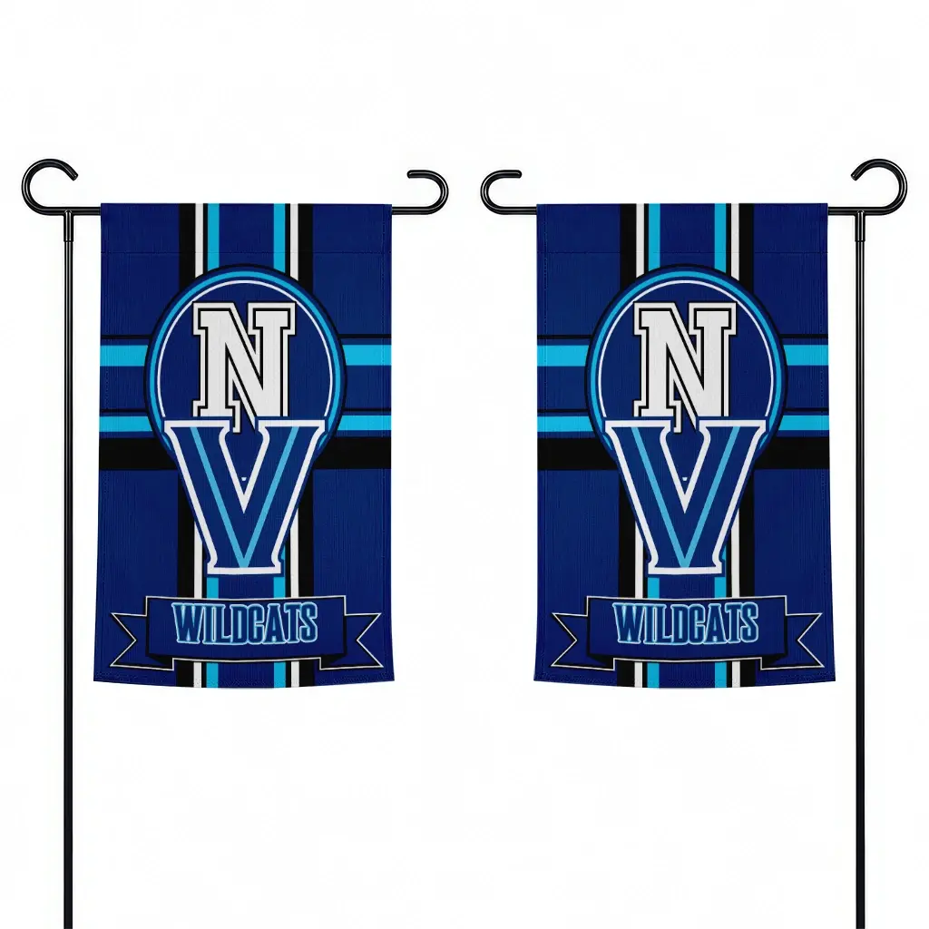 Villanova Wildcats Garden Flag Personalized Circle Medallion Navy Fashion Forward Villanova Wildcats Garden Flag Personalized Circle Medallion Navy Fashion Forward