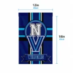 Villanova Wildcats Garden Flag Personalized Circle Medallion Navy Best Selling