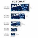 Villanova Wildcats House Flag Custom Action Streaks Navy Best Selling