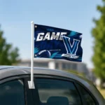 Villanova Wildcats House Flag Custom Action Streaks Navy Best Selling