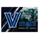 Villanova Wildcats House Flag Custom Diagonal Stripes Navy Best Selling