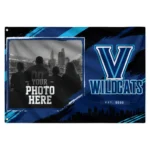 Villanova Wildcats House Flag Customized Framed Photo Navy Black Best Selling