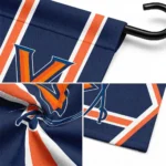 Virginia Cavaliers Garden Flag Custom Chevron Stripes Blue Best Selling