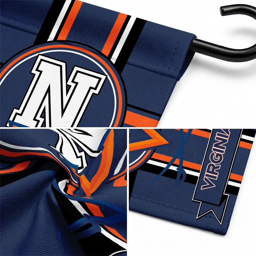 Virginia Cavaliers Garden Flag Custom Circle Medallion Blue Latest Model Virginia Cavaliers Garden Flag Custom Circle Medallion Blue Latest Model