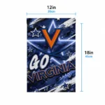 Virginia Cavaliers Garden Flag Customized Glowing Star Blue Best Selling