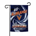 Virginia Cavaliers Garden Flag Customized Swirl Vortex Blue Best Selling