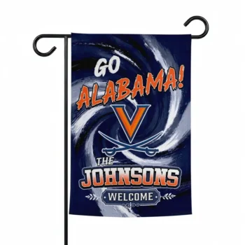Virginia Cavaliers Garden Flag Customized Swirl Vortex Blue Best Selling