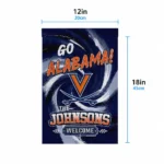 Virginia Cavaliers Garden Flag Customized Swirl Vortex Blue Best Selling