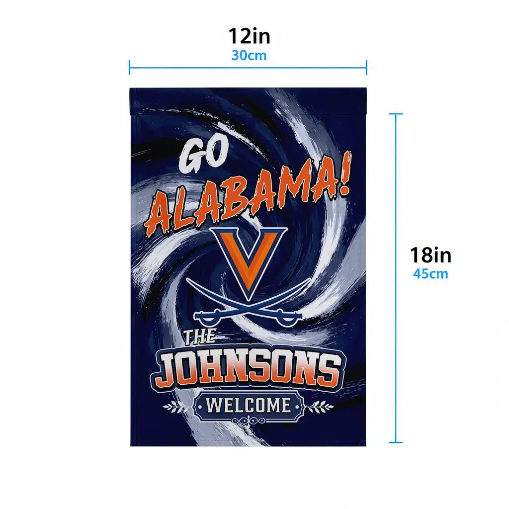 Virginia Cavaliers Garden Flag Customized Swirl Vortex Blue High Quality Virginia Cavaliers Garden Flag Customized Swirl Vortex Blue High Quality