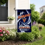 Virginia Cavaliers Garden Flag Customized Swirl Vortex Blue Best Selling