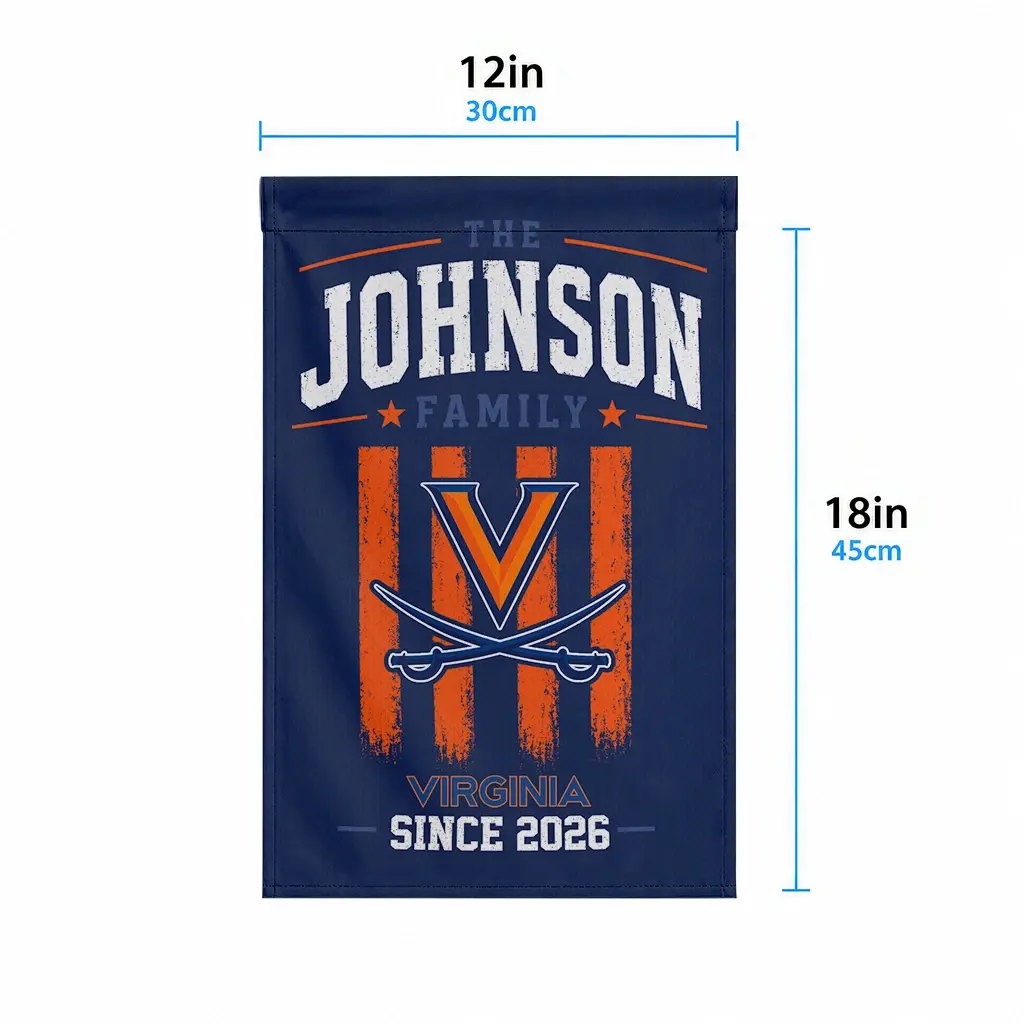 Virginia Cavaliers Garden Flag Personalized Distressed Stripes Blue High Quality Virginia Cavaliers Garden Flag Personalized Distressed Stripes Blue High Quality