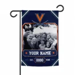 Virginia Cavaliers Garden Flag - Personalized Photo Frame Blue
