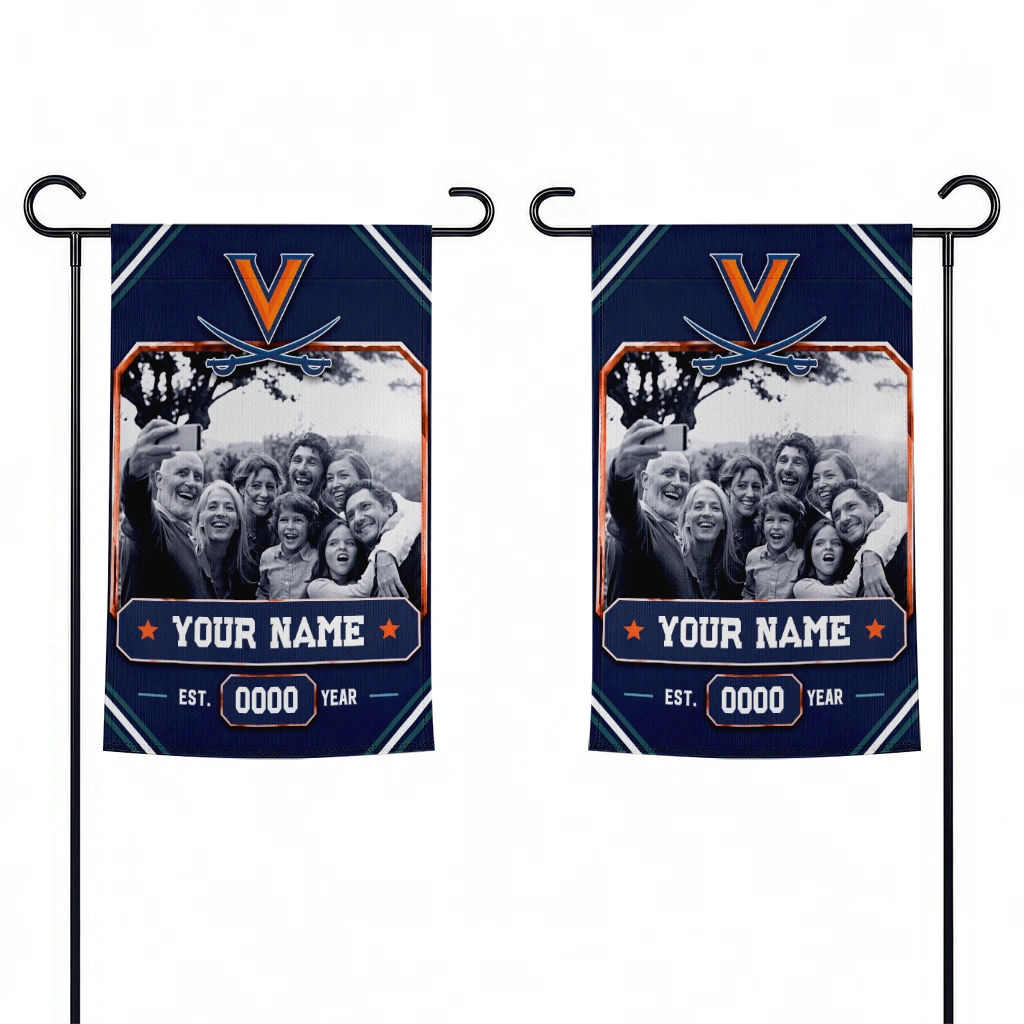 virginia-cavaliers-garden-flag-personalized-photo-frame-blue-fashion-forward.webp