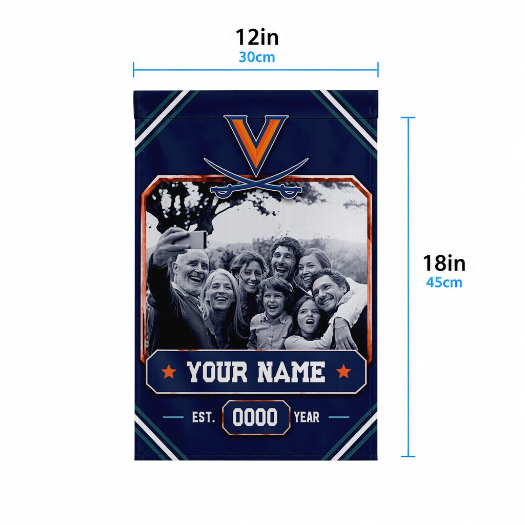virginia-cavaliers-garden-flag-personalized-photo-frame-blue-high-quality.webp