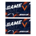 Virginia Cavaliers House Flag Customized Action Streaks Blue Best Selling