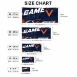 Virginia Cavaliers House Flag Customized Action Streaks Blue Best Selling