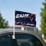 Virginia Cavaliers House Flag Customized Action Streaks Blue Best Selling
