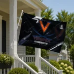 Virginia Cavaliers House Flag Personalized Speed Slashes Blue Best Selling