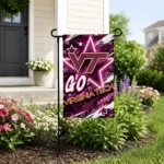 Virginia Tech Hokies Garden Flag Custom Glowing Star Maroon Best Selling