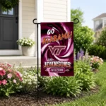 Virginia Tech Hokies Garden Flag Custom Swirl Vortex Maroon Best Selling
