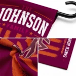 Virginia Tech Hokies Garden Flag Customized Distressed Stripes Maroon Best Selling