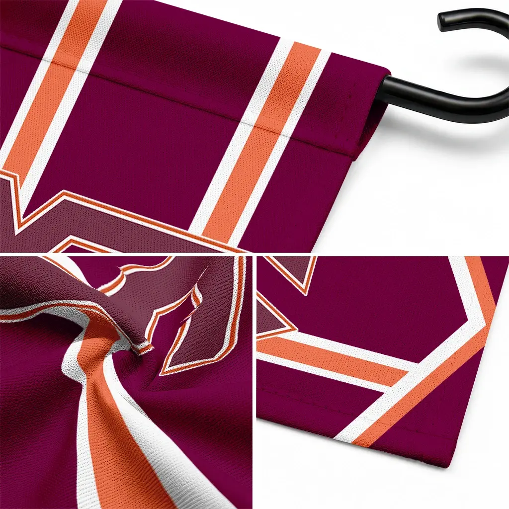 Virginia Tech Hokies Garden Flag Personalized Chevron Stripes Maroon Latest Model Virginia Tech Hokies Garden Flag Personalized Chevron Stripes Maroon Latest Model