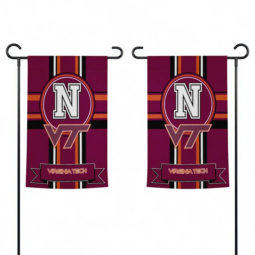 Virginia Tech Hokies Garden Flag Personalized Circle Medallion Maroon Fashion Forward Virginia Tech Hokies Garden Flag Personalized Circle Medallion Maroon Fashion Forward
