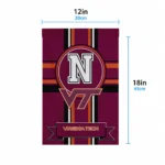Virginia Tech Hokies Garden Flag Personalized Circle Medallion Maroon Best Selling