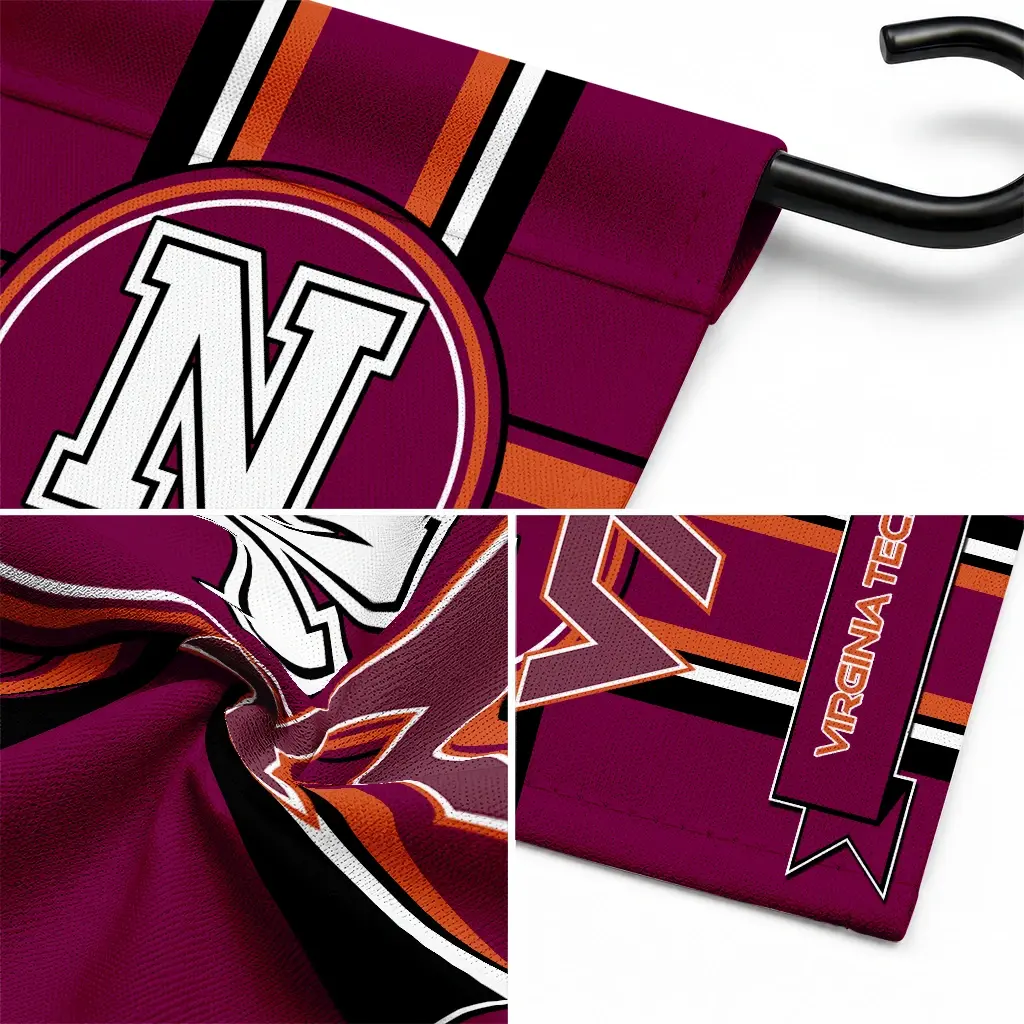 Virginia Tech Hokies Garden Flag Personalized Circle Medallion Maroon Latest Model Virginia Tech Hokies Garden Flag Personalized Circle Medallion Maroon Latest Model
