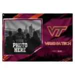 Virginia Tech Hokies House Flag Customized Framed Photo Maroon Black Best Selling