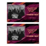 Virginia Tech Hokies House Flag Customized Framed Photo Maroon Black Best Selling