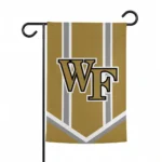 Wake Forest Demon Deacons Garden Flag Custom Chevron Stripes Gold Best Selling