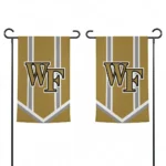 Wake Forest Demon Deacons Garden Flag Custom Chevron Stripes Gold Best Selling