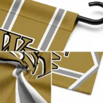 Wake Forest Demon Deacons Garden Flag Custom Chevron Stripes Gold Best Selling