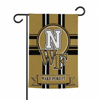 Wake Forest Demon Deacons Garden Flag Custom Circle Medallion Gold Best Selling