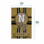 Wake Forest Demon Deacons Garden Flag Custom Circle Medallion Gold Best Selling
