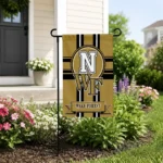 Wake Forest Demon Deacons Garden Flag Custom Circle Medallion Gold Best Selling