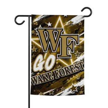 Wake Forest Demon Deacons Garden Flag Customized Glowing Star Gold Best Selling