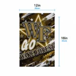 Wake Forest Demon Deacons Garden Flag Customized Glowing Star Gold Best Selling