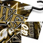 Wake Forest Demon Deacons Garden Flag Customized Glowing Star Gold Best Selling