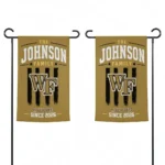 Wake Forest Demon Deacons Garden Flag Personalized Distressed Stripes Gold Best Selling