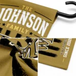 Wake Forest Demon Deacons Garden Flag Personalized Distressed Stripes Gold Best Selling